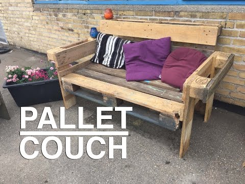 How to make a nice and easy upcycle Pallet Couch !