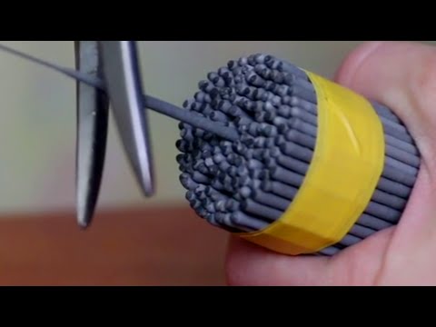 How to make a rocket from the sparklers