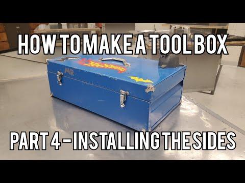 How to make a toolbox Part 4 - Installing the Sides