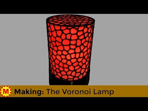 How to make a unique Voronoi lamp as a gift using 3D printing