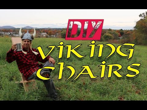 How to make a viking chair - with hand tools