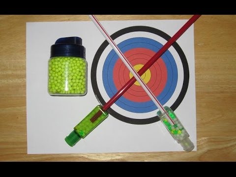 How to make an Airsoft Blowgun out of household items