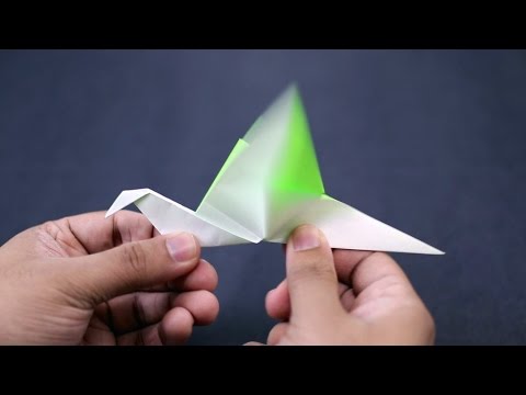 How to make an Easy Paper Flapping Bird (Traditional Origami)!