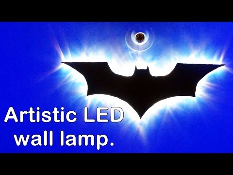 How to make an artistic LED wall lamp | DIY Project DP01