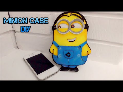 How to make an easy Minion Case with eva or foam. DIY easy crafts