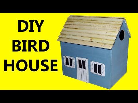 How to make bird home woodworking