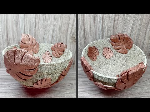 How to make bowl vase for decoration