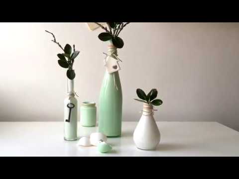 How to make easy DIY painted vases