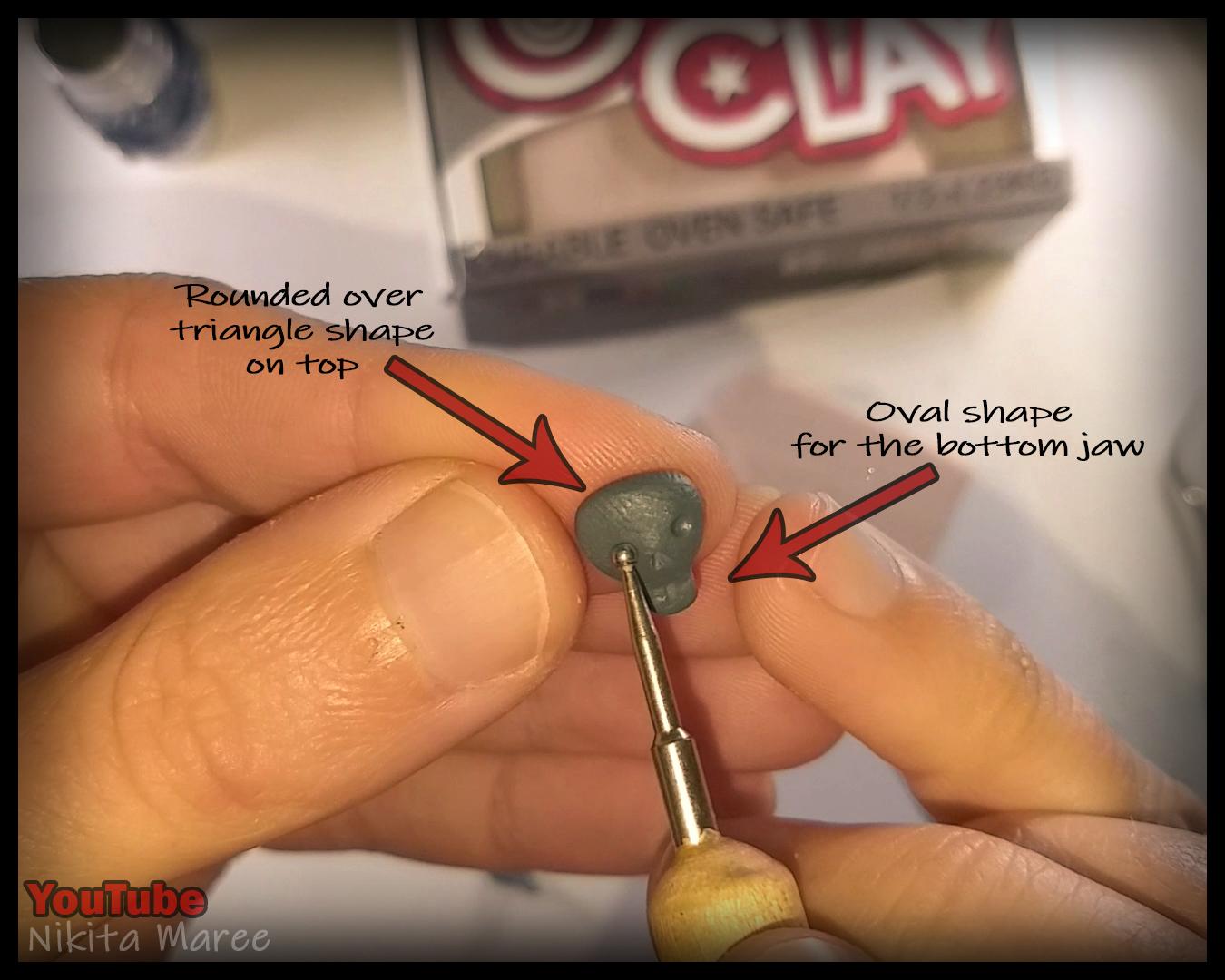 How to make jewellery rings from polymer clay. Clay sculpting tutorial pirate rings (11).jpg