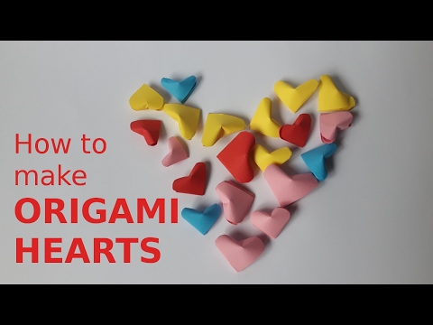 How to make mini ORIGAMI HEART