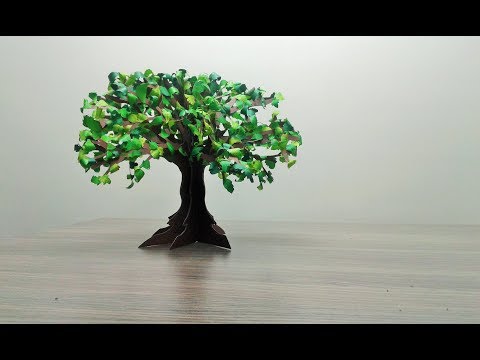 How to make paper tree