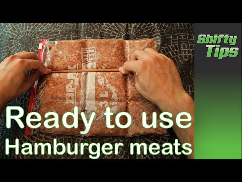 How to make ready to use burger meats
