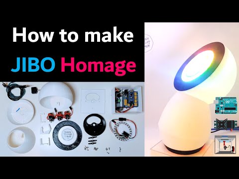 How to make robot Jibo Homage - A DIY Dancing Robot for beginners