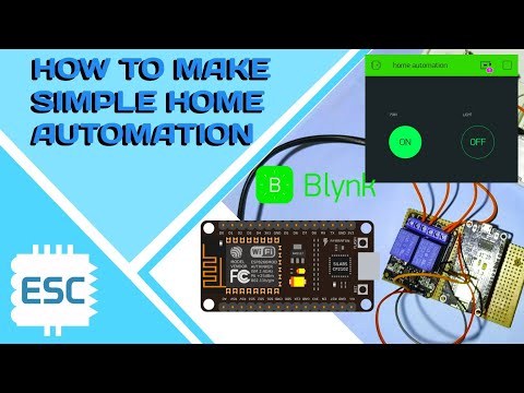 How to make simple IOT HOME AUTOMATION using blynk app | EDISON SCIENCE CORNER