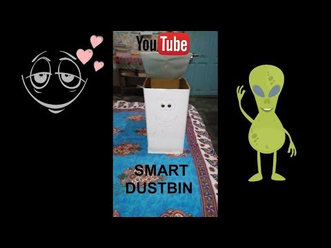 How to make smart dustbin at home