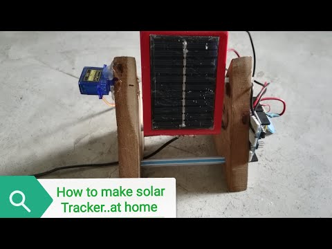 How to make solar tracker using Arduino UNO and LDR|Make a solar mobile charger