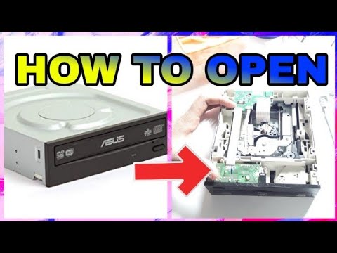 How to open a DVD Drive at home-easy