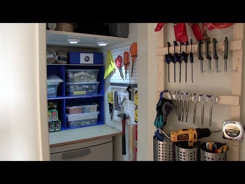 How to organize your closet for tools or crafting supplies - Season 2 - Ep 6