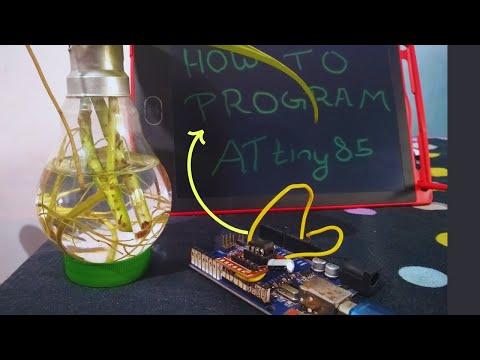 How to program attiny85 #attiny85