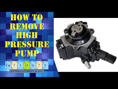 How to remove Diesel High pressure pump