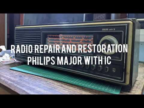 How to repair and restore an old Philips Major Radio with IC