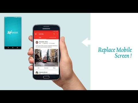 How to replace a mobile screen in Photoshop