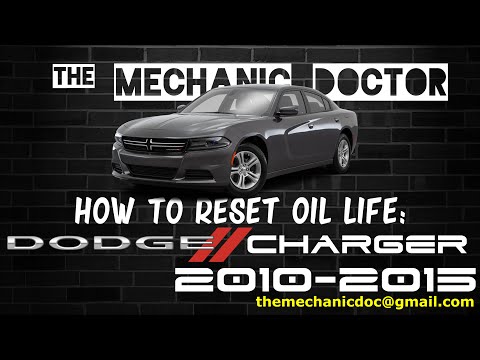 How to reset oil life: Dodge Charger 2010, 2011, 2012, 2013, 2014, 2015.