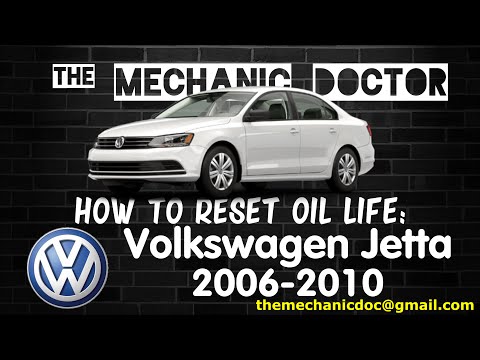 How to reset oil life: Volkswagen Jetta 2006, 2007, 2008, 2009, 2010.