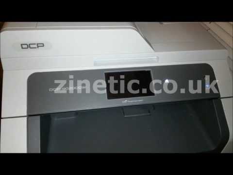 How to reset the BROTHER DCP 9020CDW toner cartridge via the printer's menu. Download