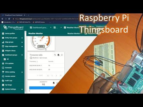 How to send Data from Raspberry Pi to Thingsboard Cloud | DHT11 Sensor sample