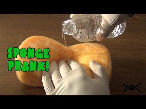 How to set up the Wet Sponge Prank!