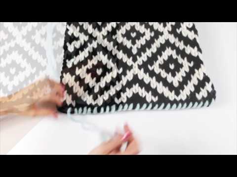 How to sew the bottom of the pillow