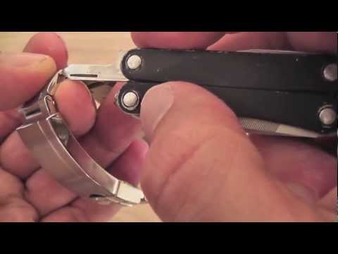 How to shorten a Rolex strap