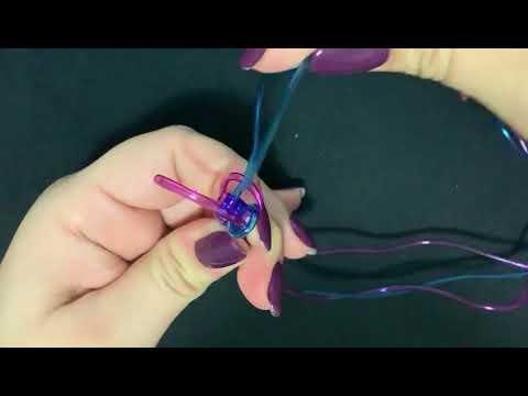 How to tie Scoobie using square stitch- figure B