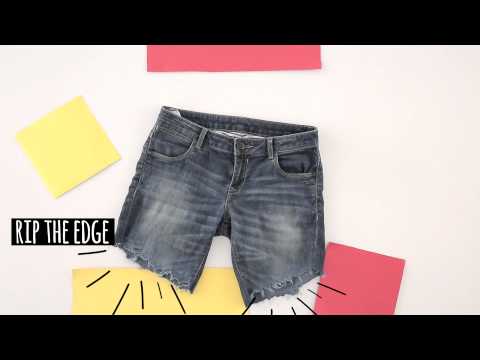 How to turn your jeans into shorts