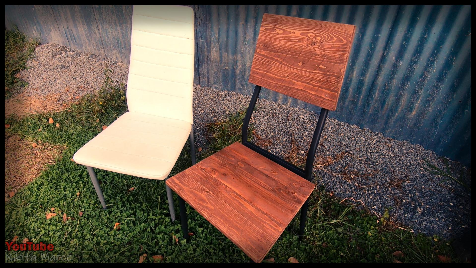 How to upcycle an old chair. DIY EASY Upcycle. Fixing and Old Chair. Pallet Wood Projects (32).jpg