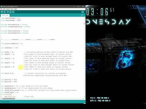 How to upload code in controller for clock