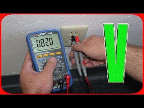 How to use a digital multimeter to test voltage AC/DC