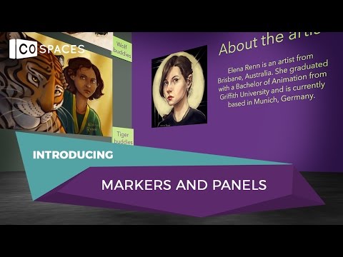 How to use markers and panels in CoSpaces