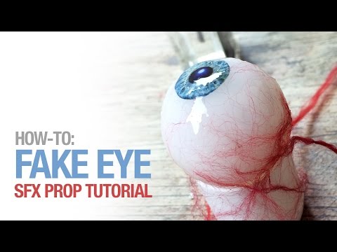 How-to: Fake eye prosthetic