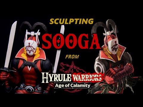 Hyrule Warriors: Age of Calamity &quot;Sooga&quot; Polymer Clay Figurine Sculpture ⚔️ (Timelapse)