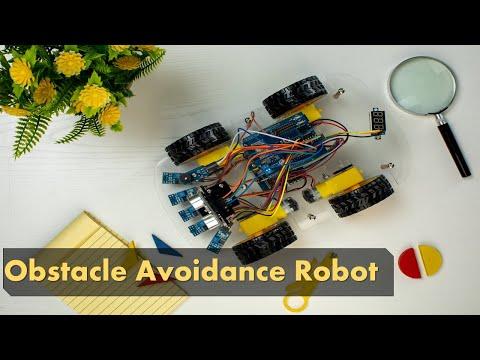 I Have Made An Obstacle Avoidance Robot Using Tinkercad.com !