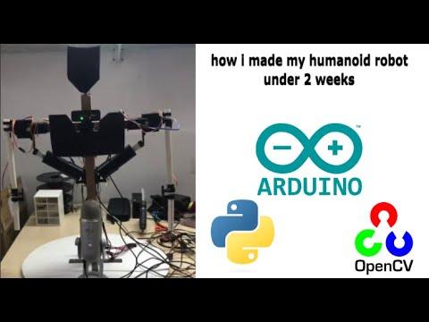 I built a working humanoid robot under 2 weeks.