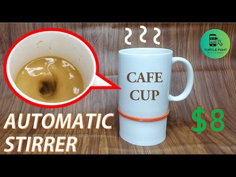 I made an Automatic Cafe Stirrer for 8$ with an Arduino and a Magnet - Turtle DIY