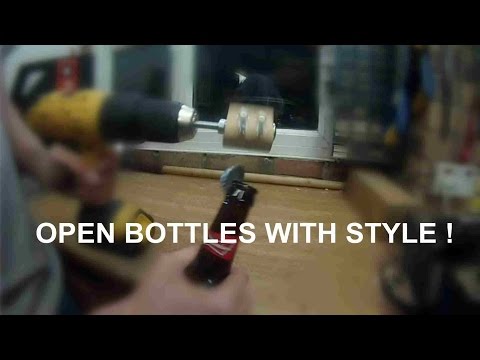 INCREDIBLE ! Drill Powered Bottle opener