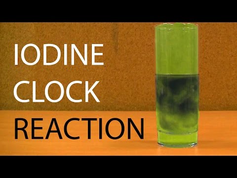 IODINE CLOCK REACTION | Instant Color Change Experiment