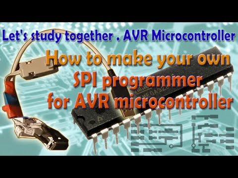 ISP programmer for AVR microcontrollers. Let's study together. Microcontrollers.