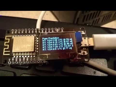 ISS pass prediction ESP8266