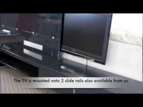 Ikea Cabinet with Automatic slide out TV Mechanism from Firgelli Auto