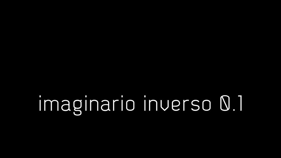 Imaginario Inverso 0.1 (laser modem tests)